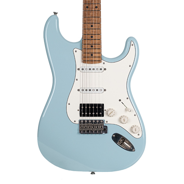 Xotic California Classic XSCPRO-2/3388 Roasted Flame Akçaağaç Sap Sonic Blue Elektro Gitar
